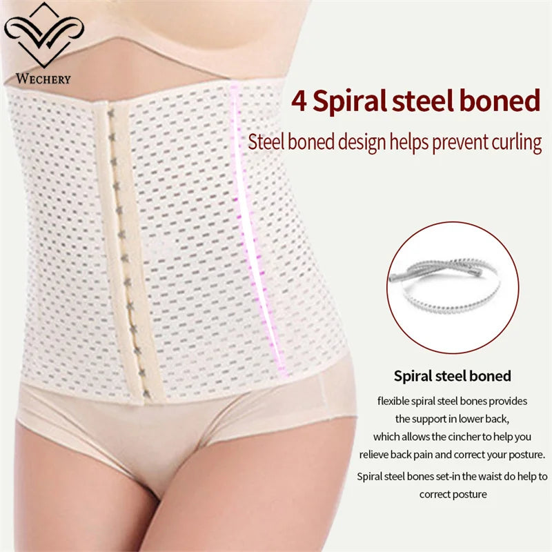 Original Colombian Girdles For Women Mesh Waist Trainer Bustier Belly Shaping Waist Cincher Tummy Reductive Shapewear