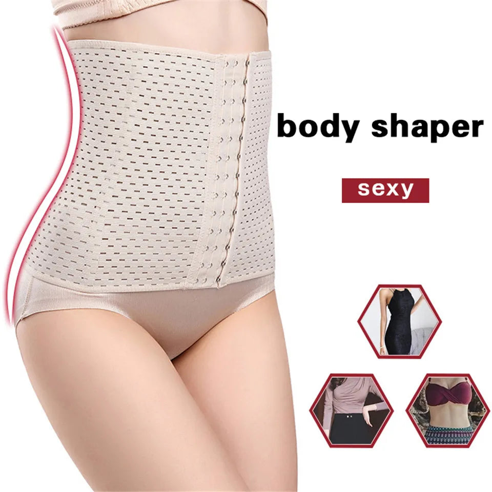 Original Colombian Girdles For Women Mesh Waist Trainer Bustier Belly Shaping Waist Cincher Tummy Reductive Shapewear