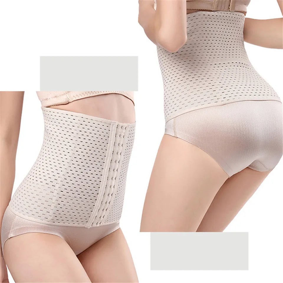 Original Colombian Girdles For Women Mesh Waist Trainer Bustier Belly Shaping Waist Cincher Tummy Reductive Shapewear