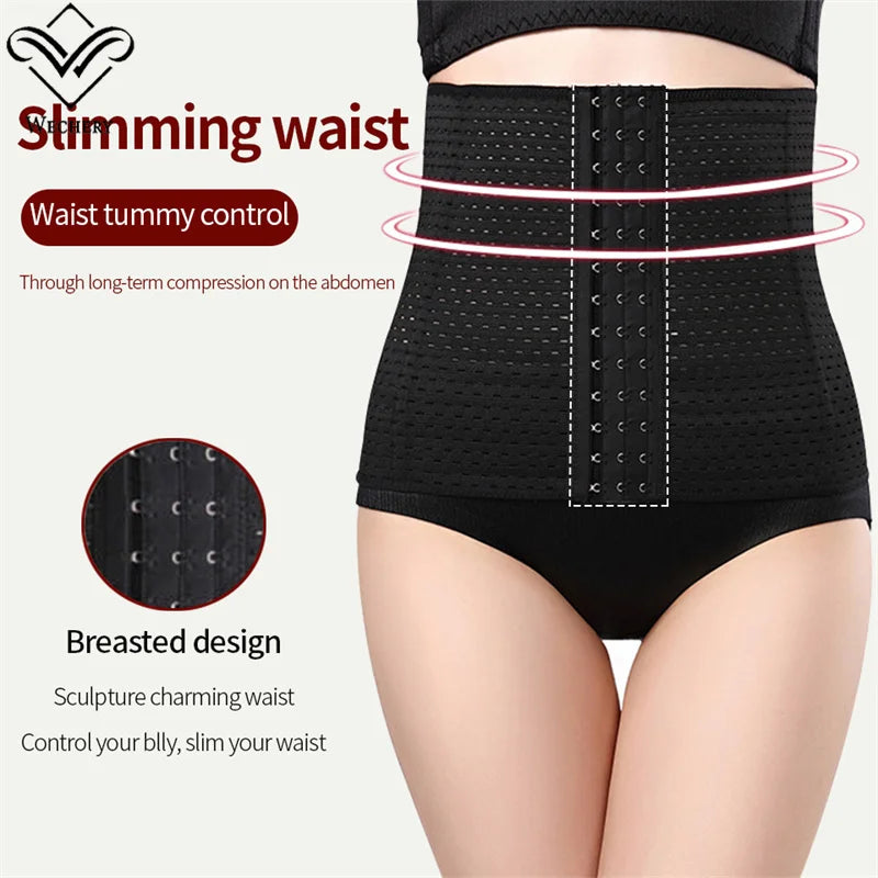 Original Colombian Girdles For Women Mesh Waist Trainer Bustier Belly Shaping Waist Cincher Tummy Reductive Shapewear