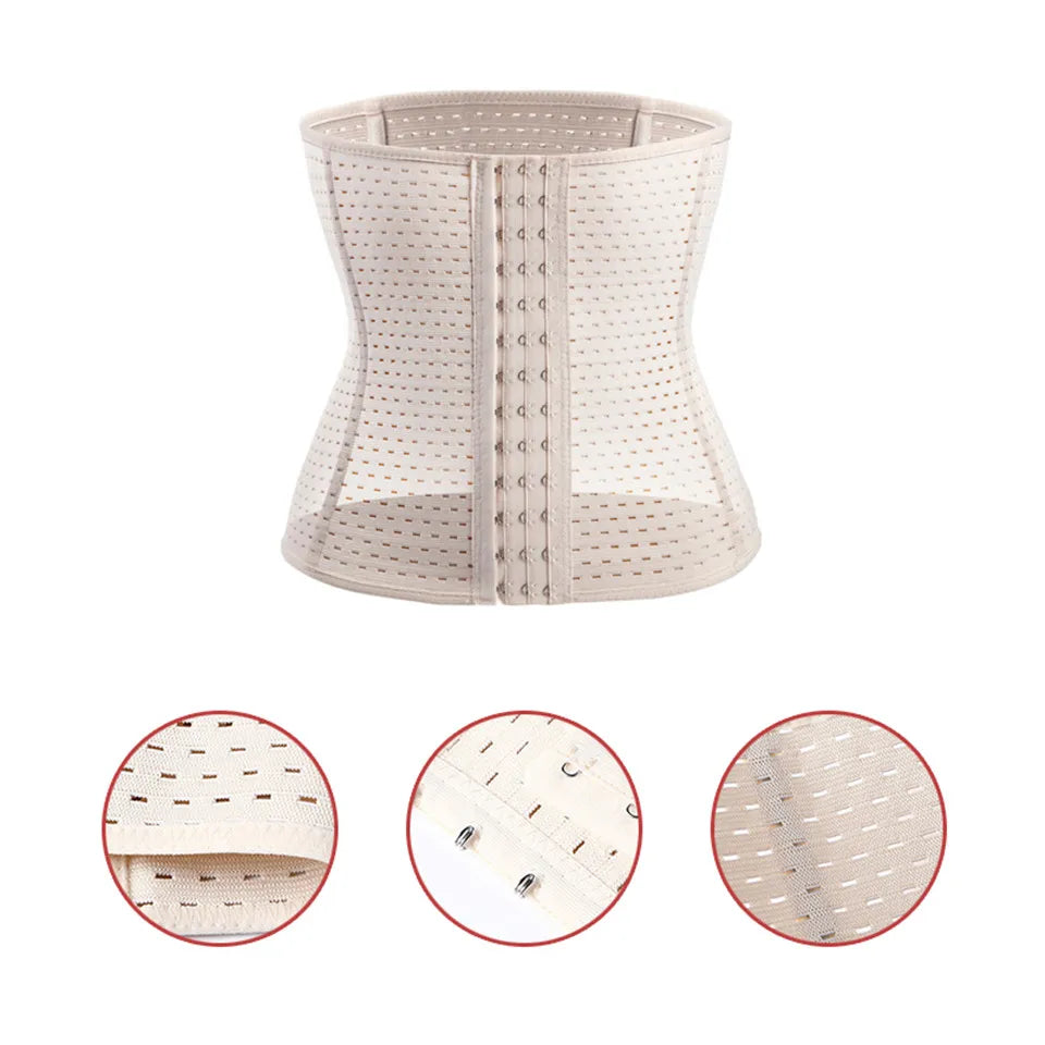Original Colombian Girdles For Women Mesh Waist Trainer Bustier Belly Shaping Waist Cincher Tummy Reductive Shapewear