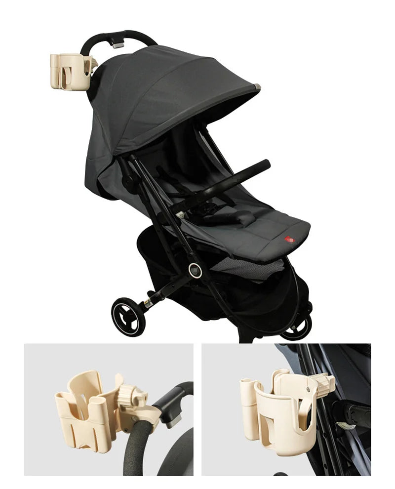 Phone Cup Holder for Baby Carriage 360 Rotate Coffee Milk Water Bottle Support Adjustable Baby Pram Stroller Accessories